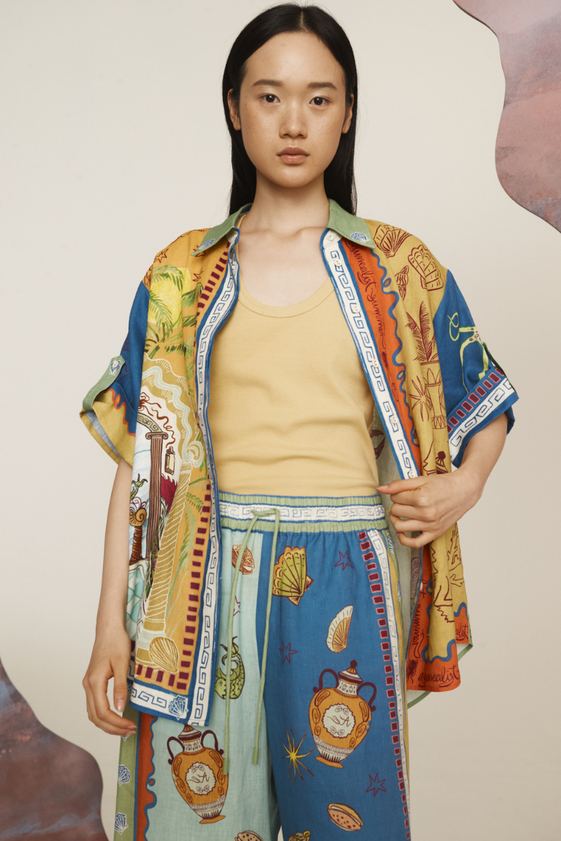 Surrealist Summer Pant-ALEMAIS-Boyds Philadelphia