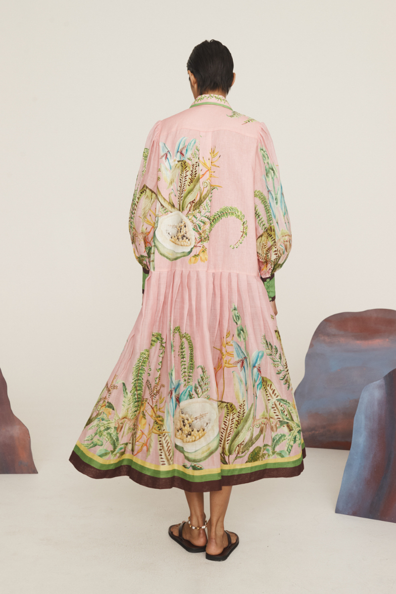 Papaya Shirtdress-ALEMAIS-Boyds Philadelphia