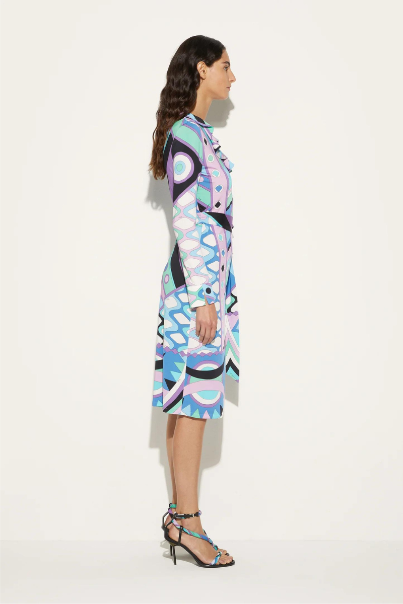 Vivara-Print Wrap Dress-PUCCI-Boyds Philadelphia