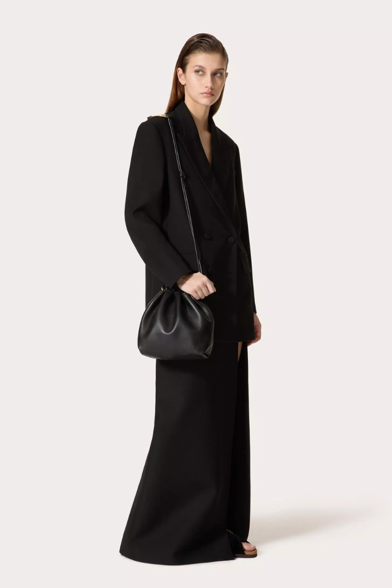 VLogo Pouf Leather Pouch by VALENTINO Garavani – Boyds VLogo Pouf Leather Pouch by VALENTINO Garavani – Boyds