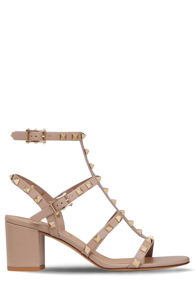 Rockstud Ankle Strap Sandal-VALENTINO Garavani-Boyds Philadelphia