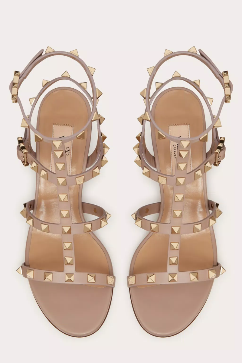 Rockstud Ankle Strap Sandal-VALENTINO Garavani-Boyds Philadelphia