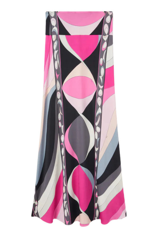 Pesci Print Maxi Skirt-PUCCI-Boyds Philadelphia
