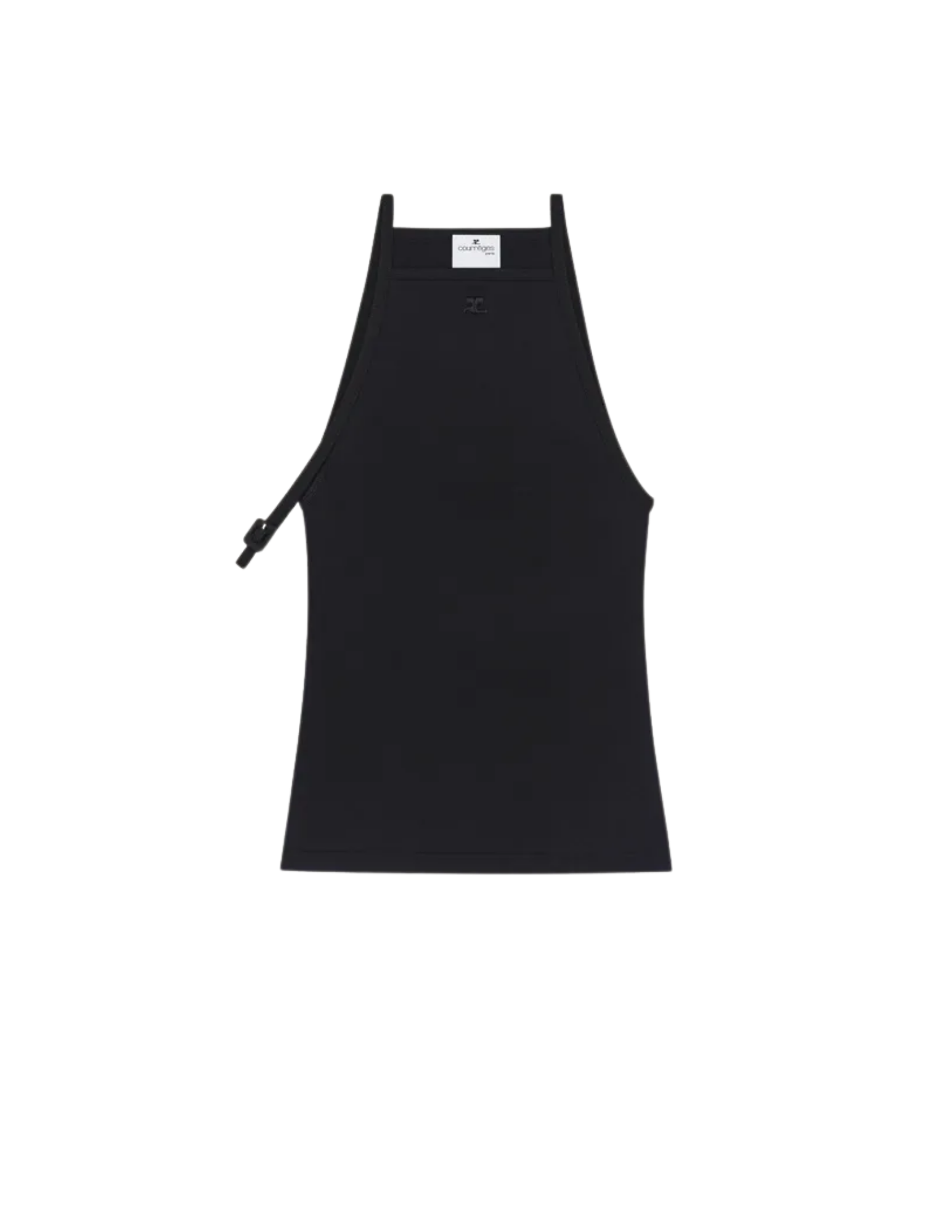Buckle 90'S Rib Tank Top-Courrèges-Boyds Philadelphia
