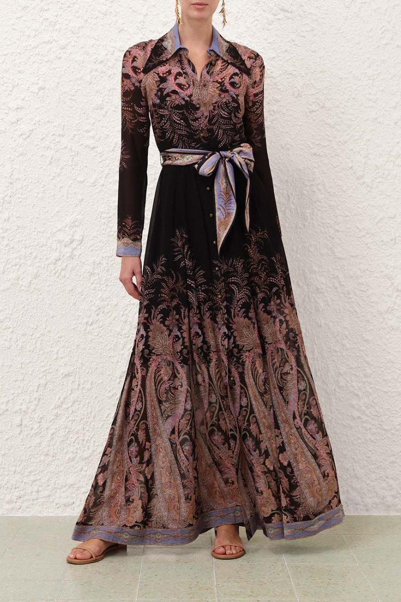Alchemy Buttoned Sheath Dress by ZIMMERMANN Alchemy Buttoned Sheath Dress by ZIMMERMANN