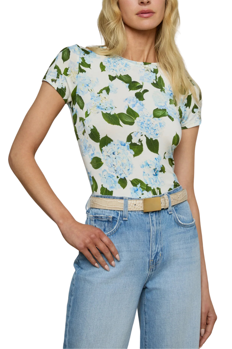 Ressi Fitted Tee-L'AGENCE-Boyds Philadelphia