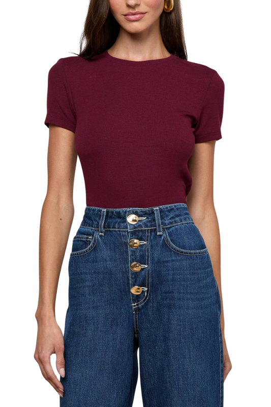 Ressi Fitted Tee-L'AGENCE-Boyds Philadelphia