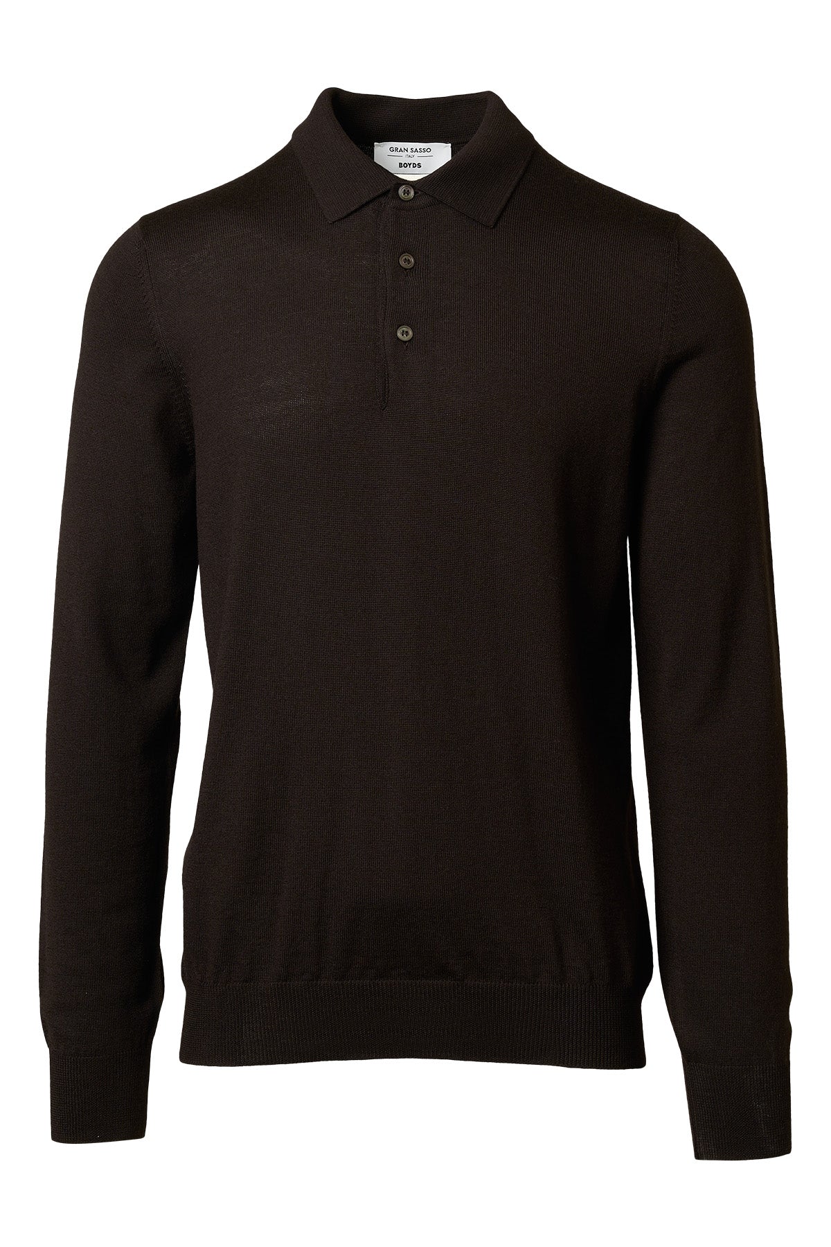 Wool L/S Polo