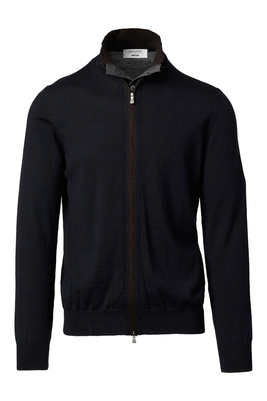 Full Zip Cardigan-Gran Sasso-Boyds Philadelphia