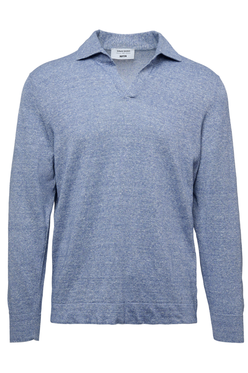 Johnny Collar Polo-Gran Sasso-Boyds Philadelphia