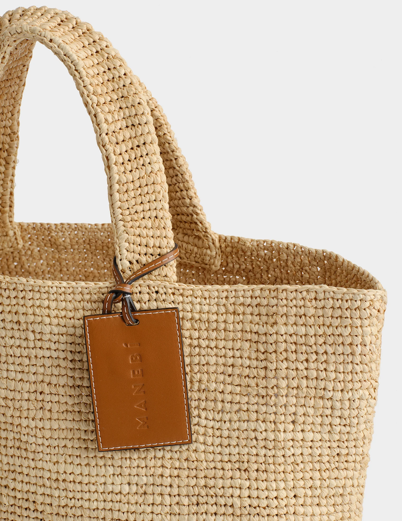 Multicolor Raffia Zuma Tote Bag-Manebí-Boyds Philadelphia