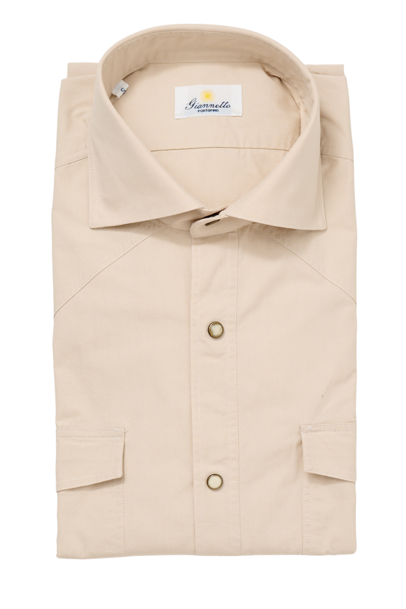 Poplin Western Shirt-Giannetto Portofino-Boyds Philadelphia