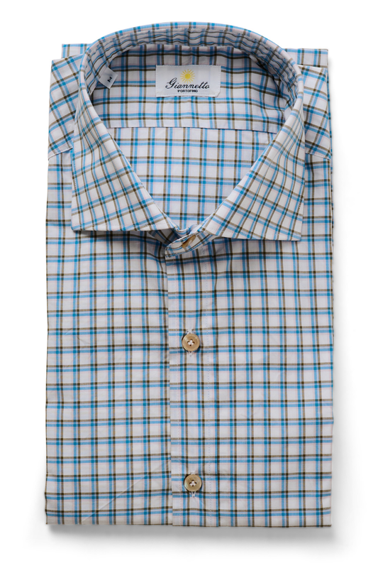 Check Sport Shirt-Giannetto Portofino-Boyds Philadelphia