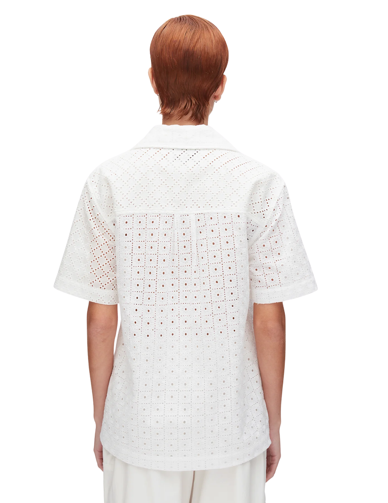Broderie Anglaise Patchwork Camp Shirt-3.1 Phillip Lim-Boyds Philadelphia