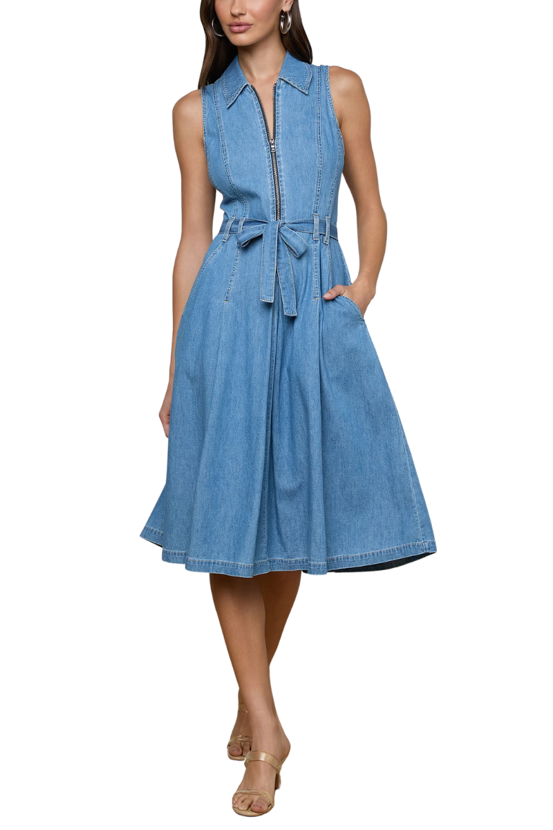 Kieran Shirt Dress-L'AGENCE-Boyds Philadelphia
