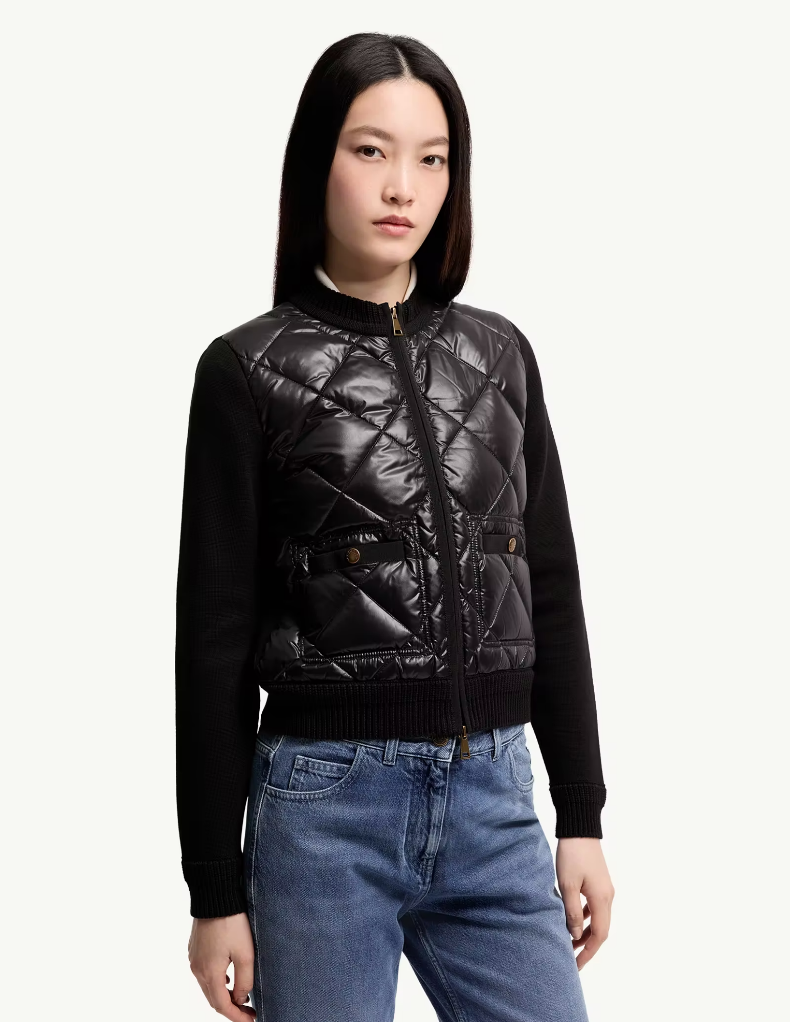 Zip Up Padded Cardigan-Moncler-Boyds Philadelphia