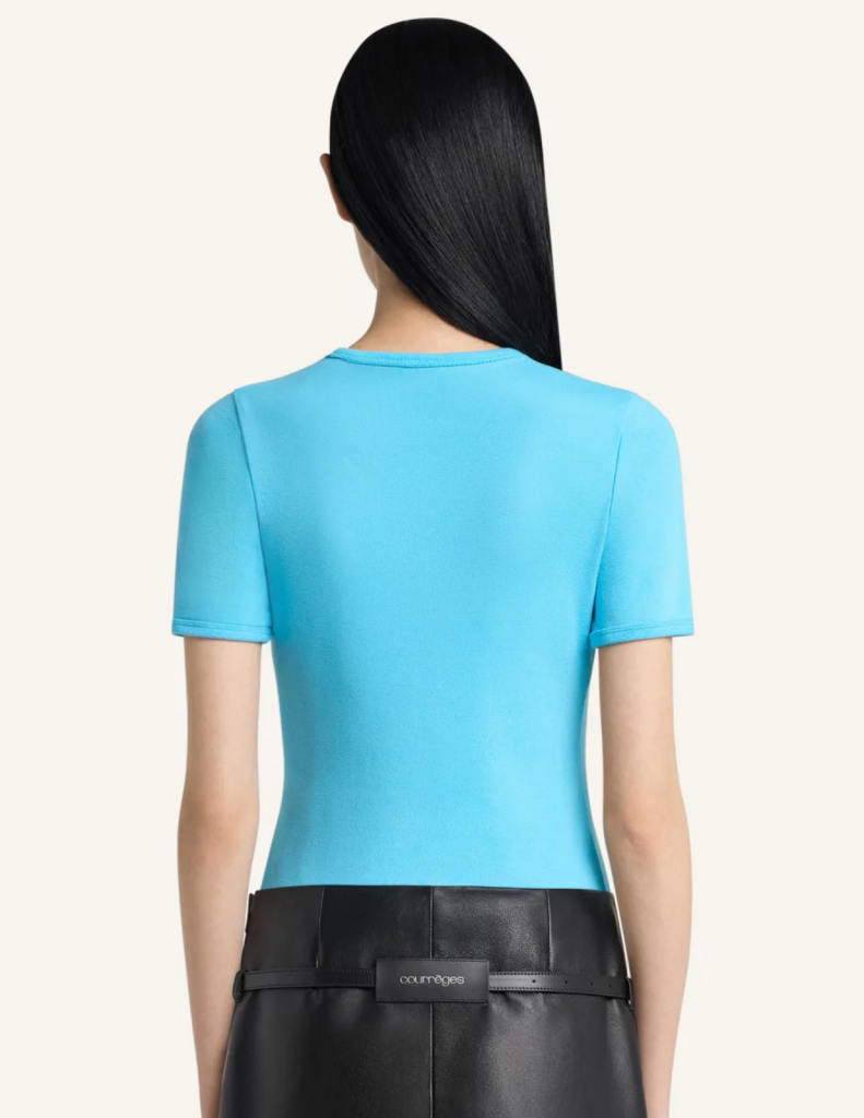 Courreges Signature Contrast T-shirt-Courrèges-Boyds Philadelphia