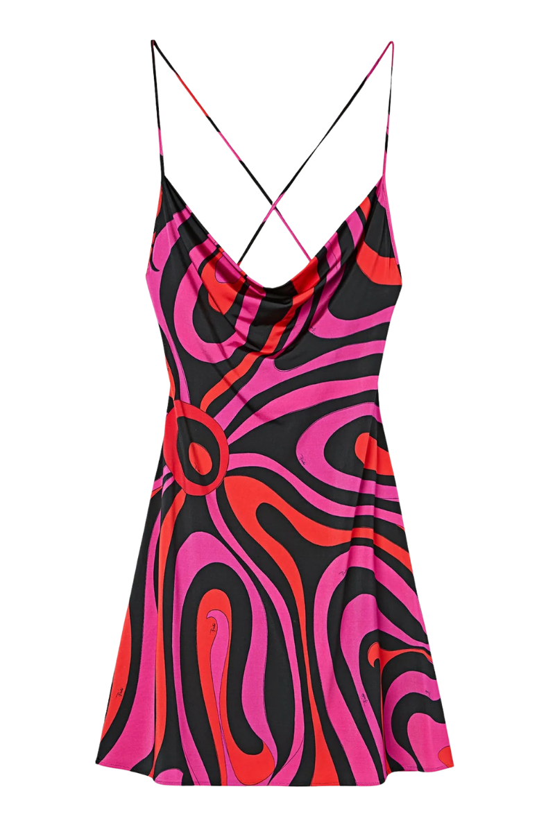 Marmo Print Short Dress-PUCCI-Boyds Philadelphia