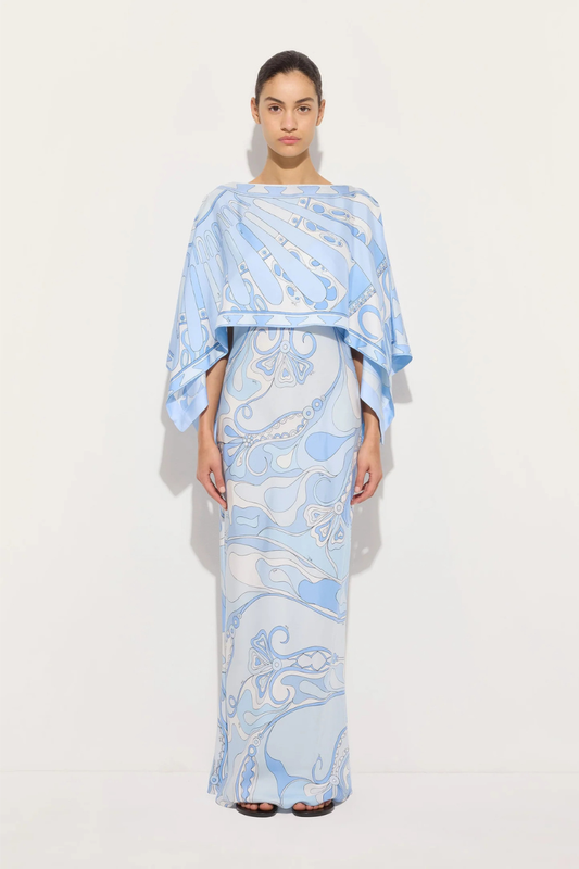 Orchidee & Soleil Print Dress-PUCCI-Boyds Philadelphia