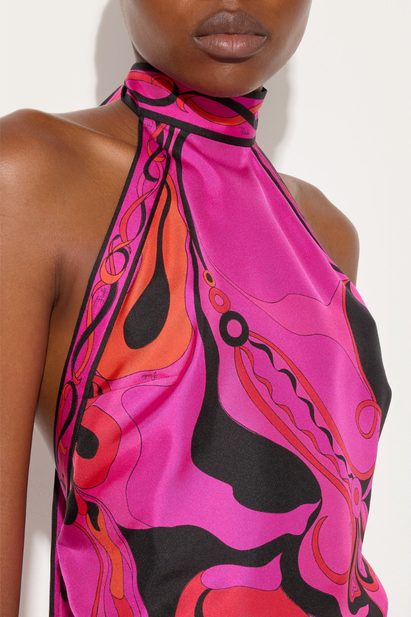 Occhi Print Halter Top-PUCCI-Boyds Philadelphia
