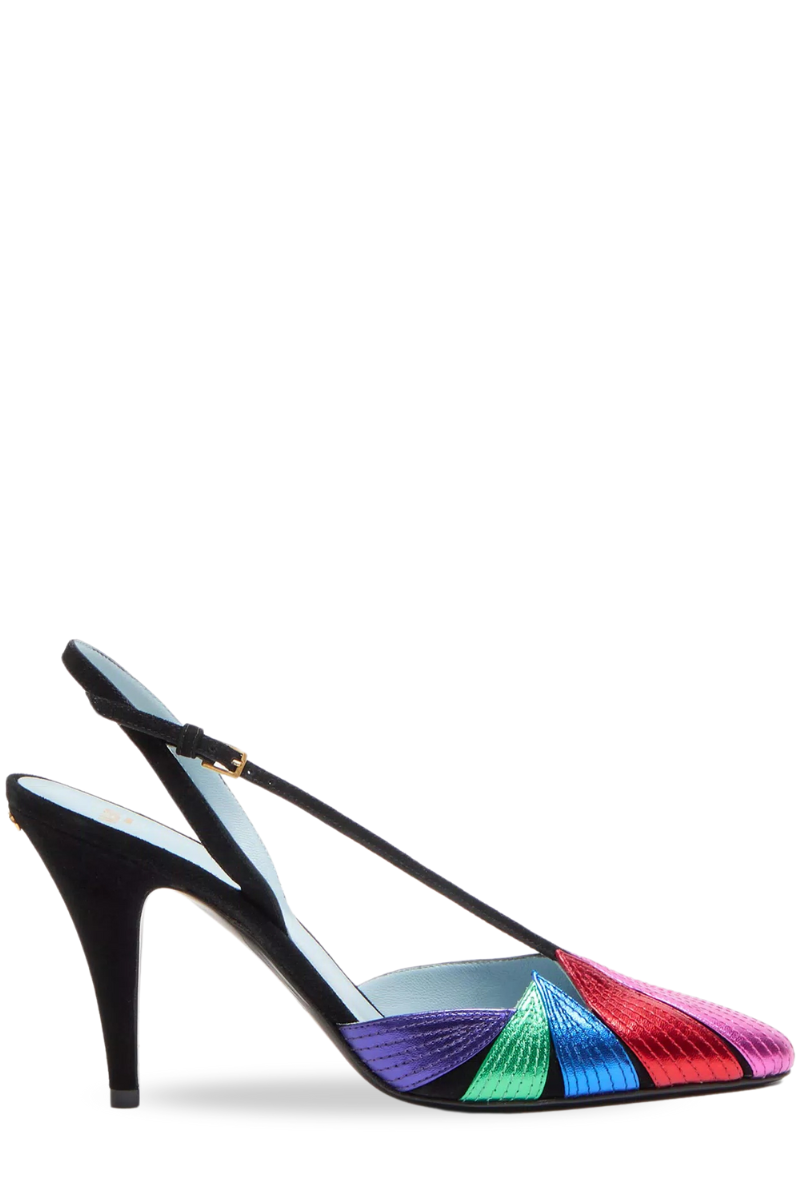 Foliefoliage Slingback Pumps-VALENTINO Garavani-Boyds Philadelphia
