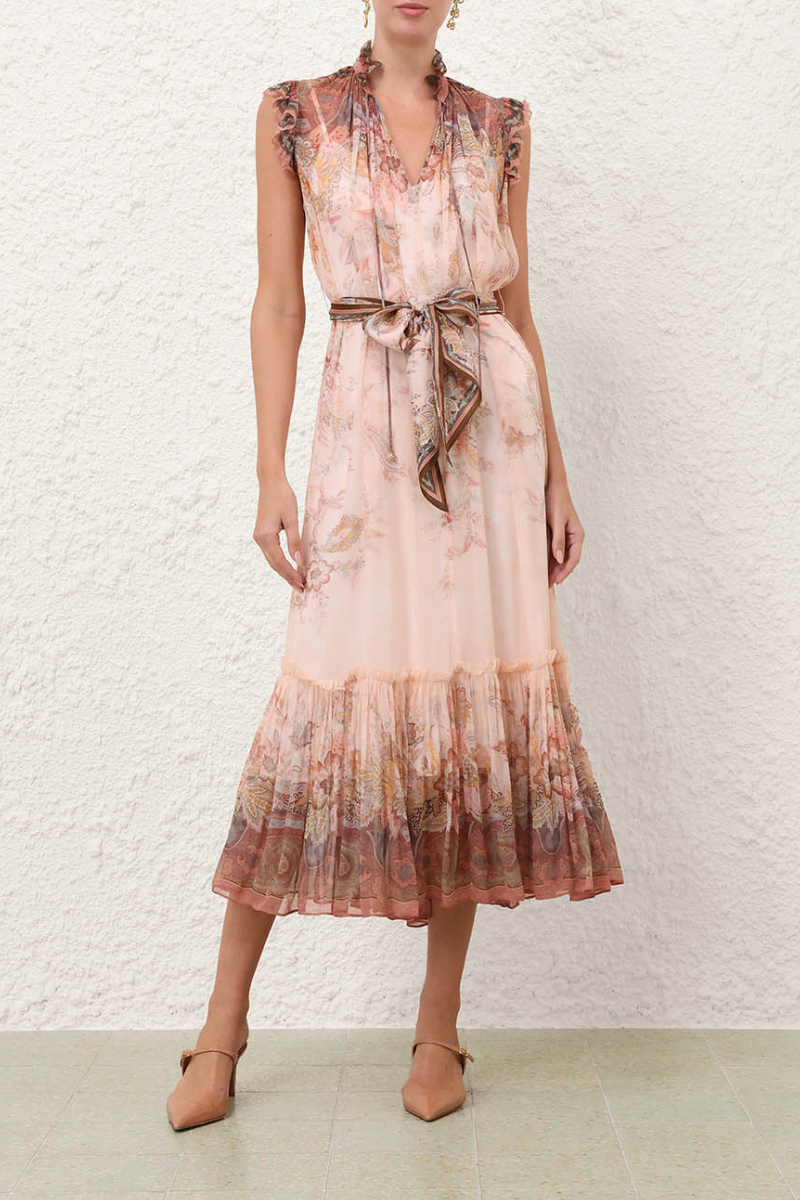 Alchemy Flutter Dress | Pink Paisley 0 / XS Alchemy Flutter Dress | Pink Paisley 0 / XS