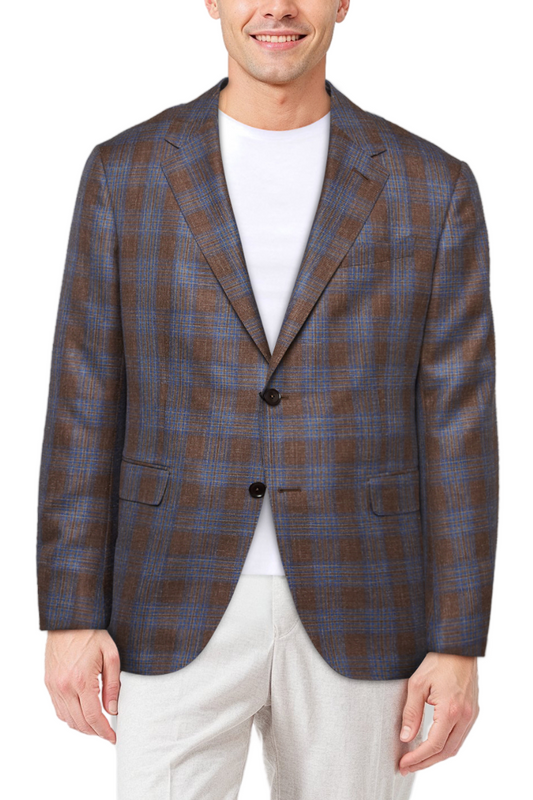 Plaid Sport Coat-Zegna-Boyds Philadelphia