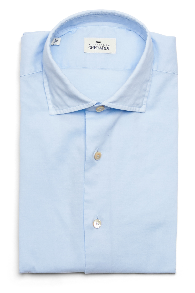 Regent Solid Shirt-Alessandro Gherardi-Boyds Philadelphia