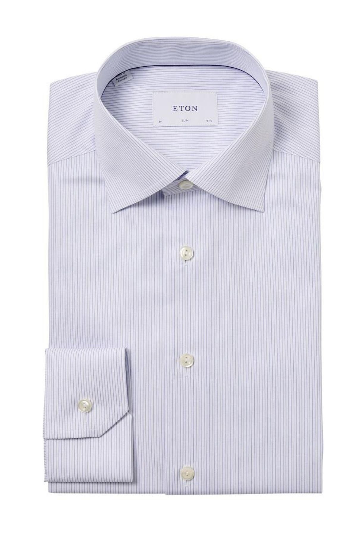 Signature Slim Fit Twill Shirt-Eton-Boyds Philadelphia