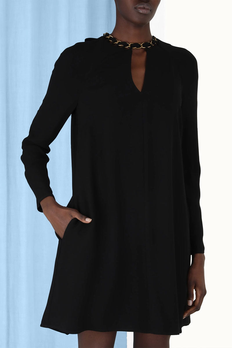 Chain Embellished Mini Dress-ZIMMERMANN-Boyds Philadelphia