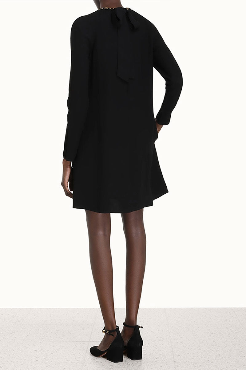 Chain Embellished Mini Dress-ZIMMERMANN-Boyds Philadelphia