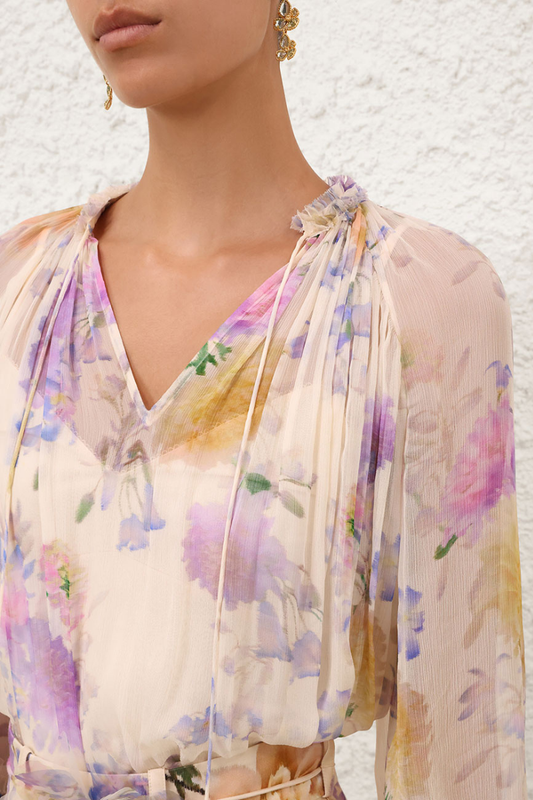 Luna Ruffle Billow Blouse-ZIMMERMANN-Boyds Philadelphia
