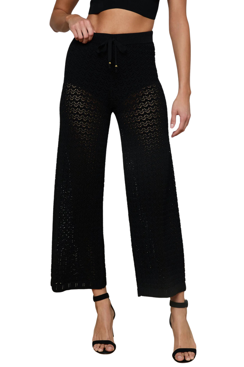 Gaelle Pointelle Knit Pant-L'AGENCE-Boyds Philadelphia