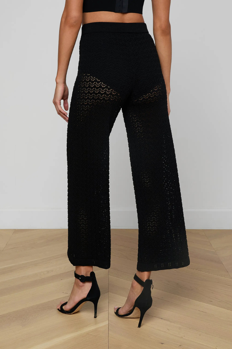 Gaelle Pointelle Knit Pant-L'AGENCE-Boyds Philadelphia