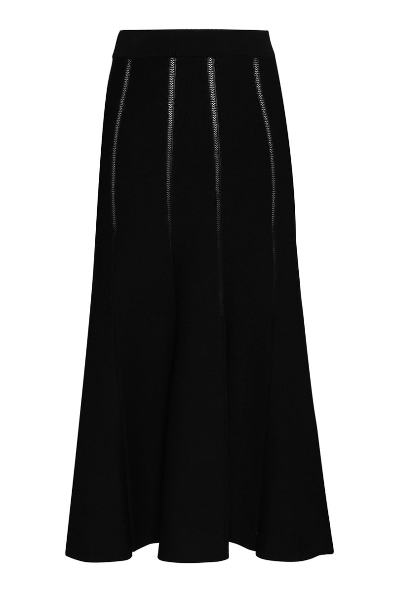 Luminosity Knit Panelled Skirt-ZIMMERMANN-Boyds Philadelphia