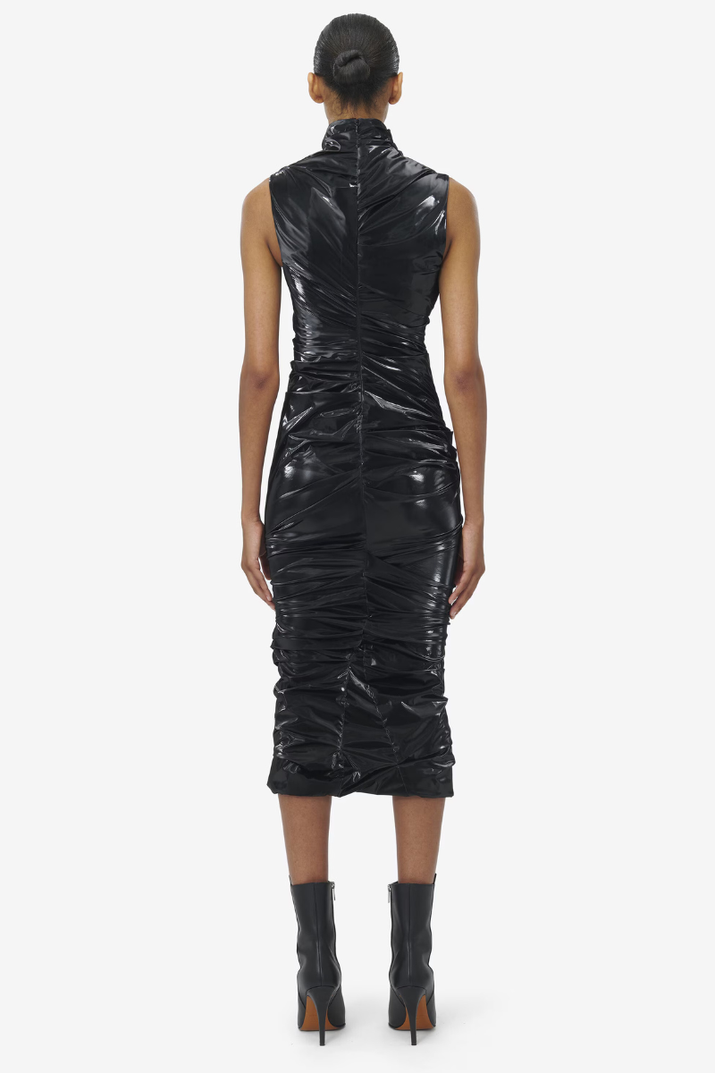 Laminated Jersey Dress-Alexander McQueen-Boyds Philadelphia