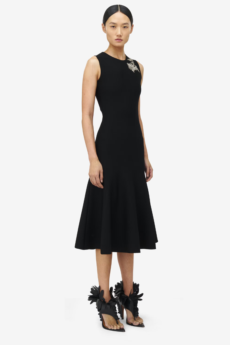 Banshee Embroidered Knit Dress-Alexander McQueen-Boyds Philadelphia
