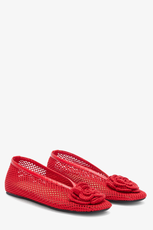 Jenny Ballerina Mesh Flat-GANNI-Boyds Philadelphia
