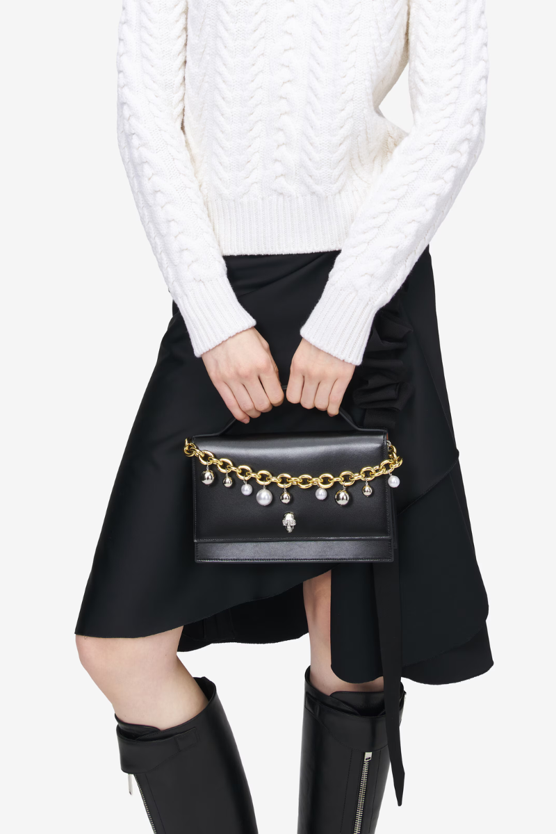 Top Handle Skull Bag