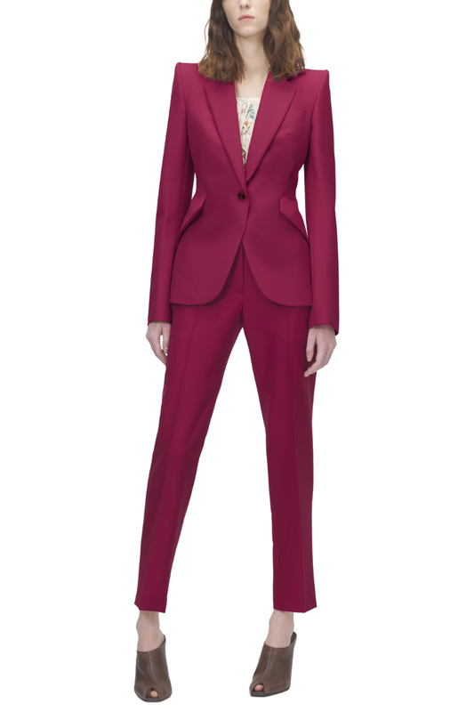 Raspberry Pantsuit-Alexander McQueen-Boyds Philadelphia