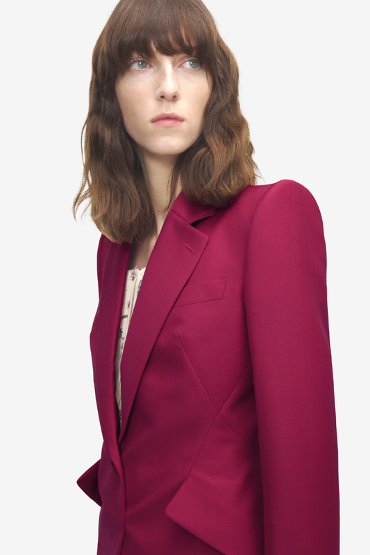 Raspberry Pantsuit-Alexander McQueen-Boyds Philadelphia