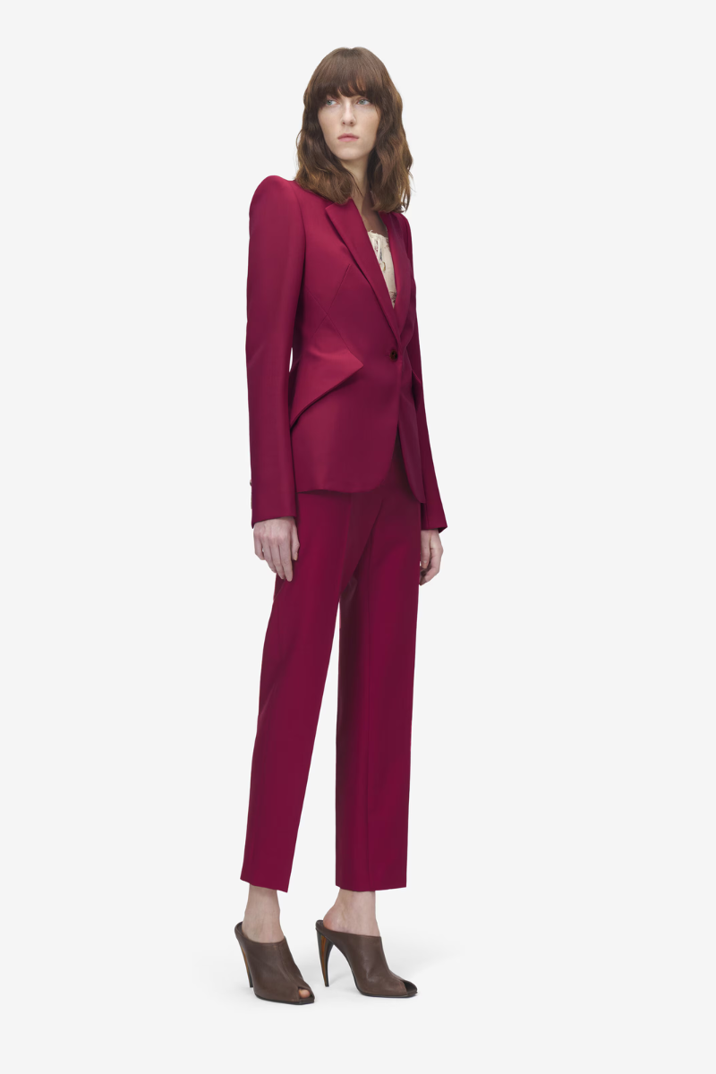 Raspberry Pantsuit-Alexander McQueen-Boyds Philadelphia