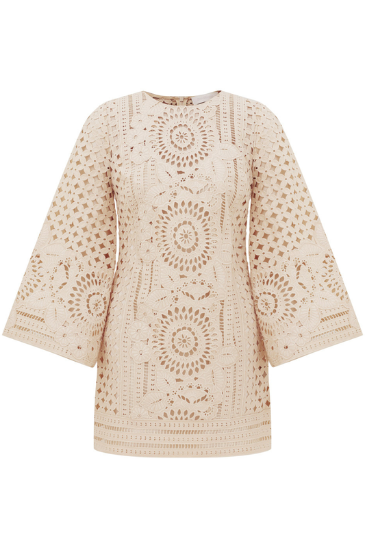 Indra Embroidered Mini Dress-ZIMMERMANN-Boyds Philadelphia