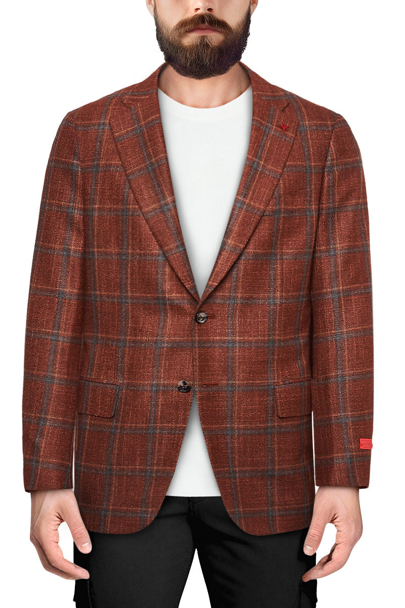 Windowpane Sport Jacket-ISAIA-Boyds Philadelphia