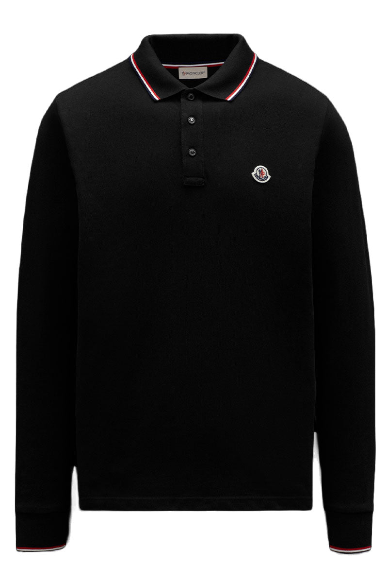Long Sleeve Polo Shirt-Moncler-Boyds Philadelphia