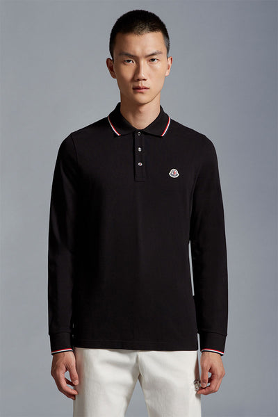Long Sleeve Polo Shirt-Moncler-Boyds Philadelphia