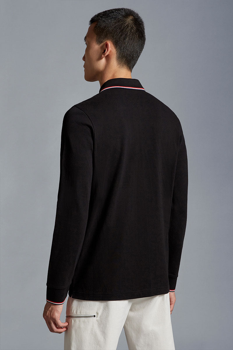 Long Sleeve Polo Shirt-Moncler-Boyds Philadelphia