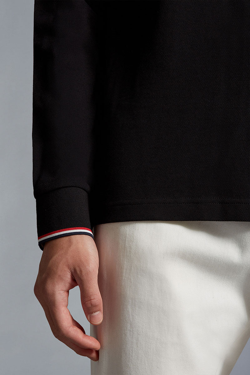 Long Sleeve Polo Shirt-Moncler-Boyds Philadelphia
