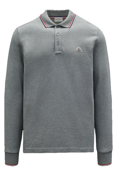 Long Sleeve Polo Shirt-Moncler-Boyds Philadelphia