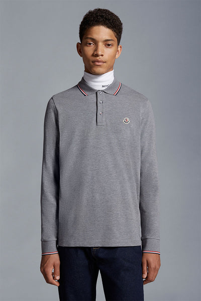 Long Sleeve Polo Shirt-Moncler-Boyds Philadelphia